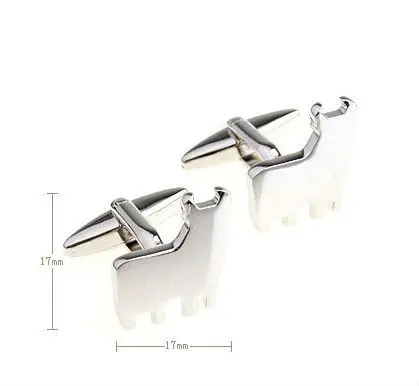 Запонки в форме зеркала золотого и серебряного цвета | Украшения аксессуары