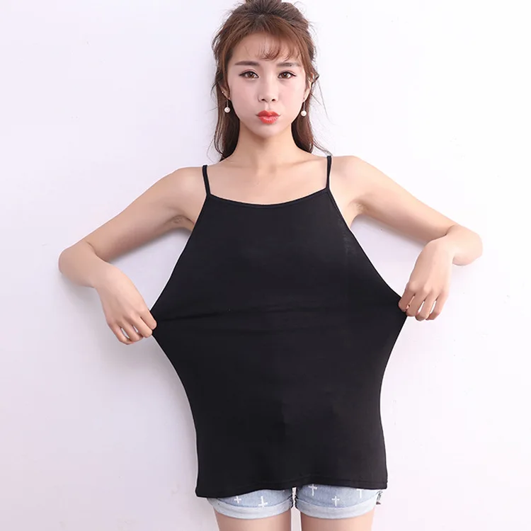 Новое поступление женские модные повседневные однотонные майки 2xl 6xl карамельных