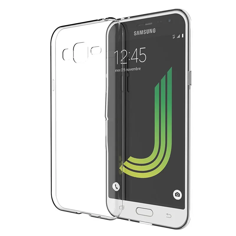 Для samsung J3 2016 корпус смартфона ультра тонкий мягкий силиконовый гелевый