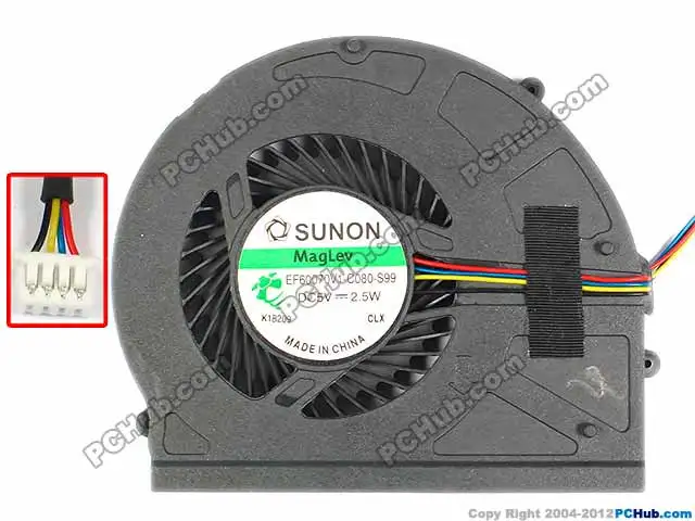 

SUNON EF60070V1-C080-S99 Server Laptop Cooling Cooling Fan DC 5V 2.5W 4-wire