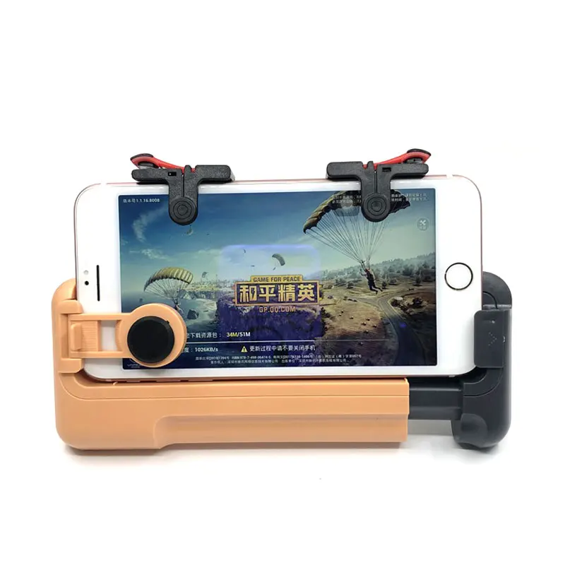 Мобильный геймпад Pubg контроллер джойстик L1R1 шутер триггер пожарная Кнопка для