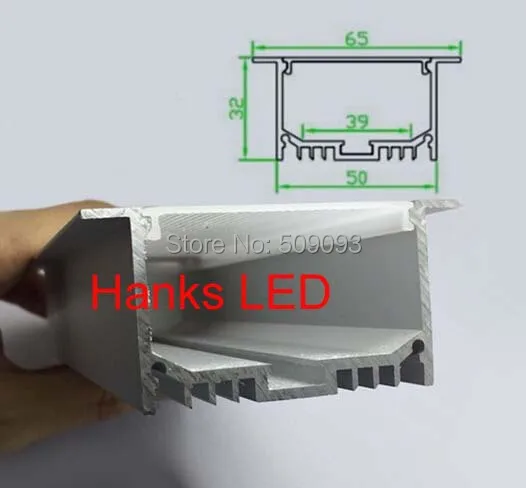 Hanks 6532 1 м светодиодный встраиваемый профиль для потолка и стены внутренняя