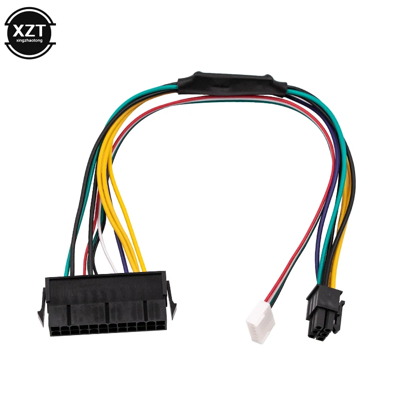 ATX 24 контактный к материнской плате 2 портовый 6 адаптер 18AWG PSU кабель питания шнур
