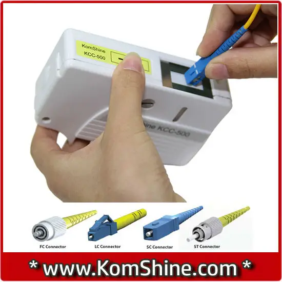 Komshine kcc 500 Волокно оптический разъем cleaner кассеты очиститель с Клейкие ленты|connector