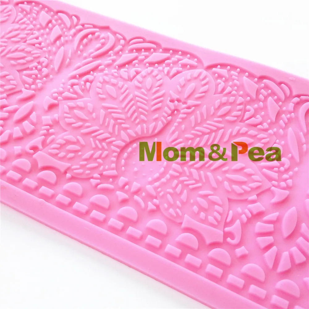 Силиконовая кружевная форма Mom & Pea GX106 бесплатная доставка большой размер