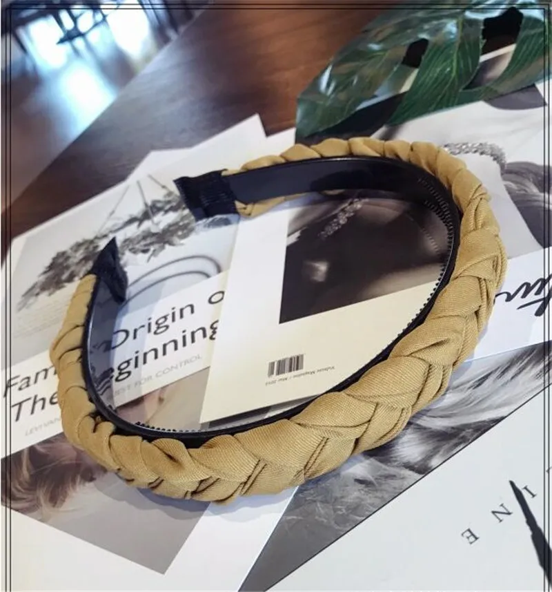 Повязка на голову в виде скрученной косы из корейского бутика повязка для женщин