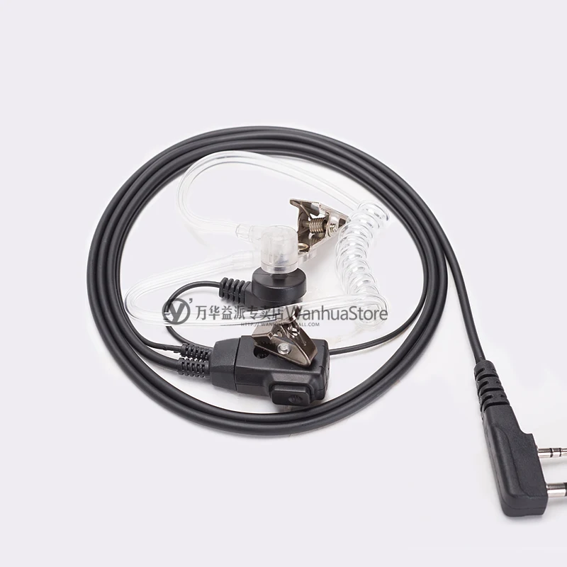 2 Pin Экономики Комплект Наблюдения Трубки Гарнитура Наушники Для Kenwood baofeng