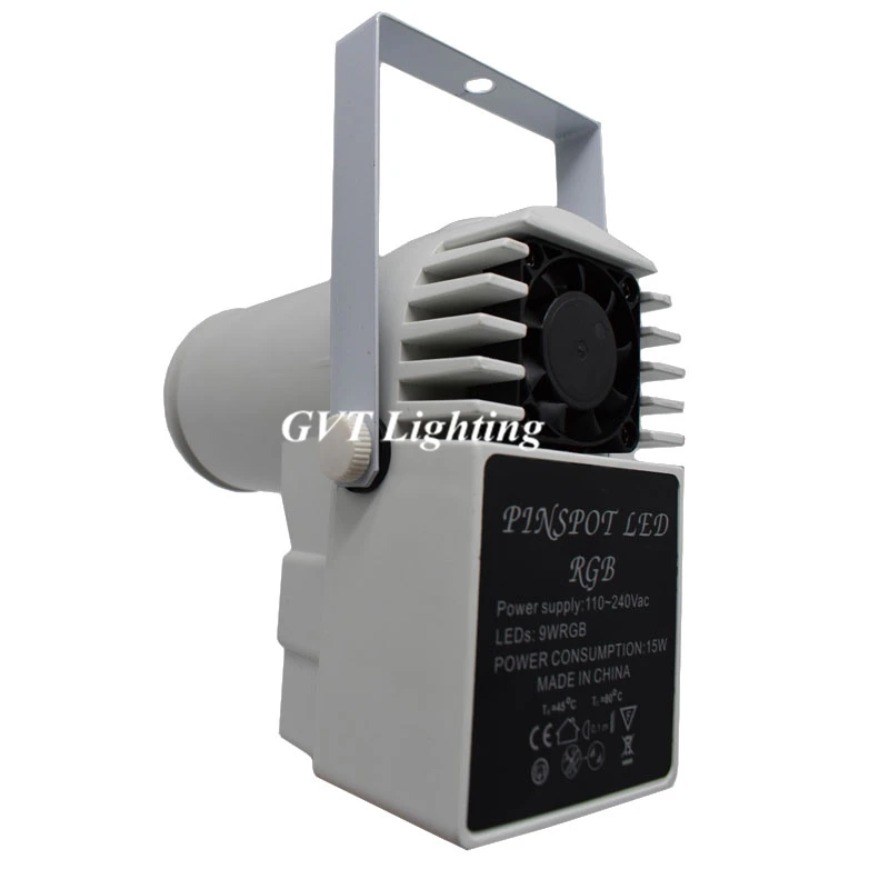 Светодиодная лампа 9 Вт RGB с белым покрытием 3 в 1 точечный светильник