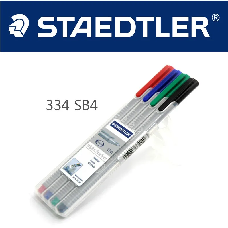 Staedtler 334 SB Triplus тонко пишущие волокна пера Цвет Ручка гелевая ручка 0,3 мм 4/10/20 Цвета набор канцелярских принадлежностей школьные и офисные канцелярские принадлежности