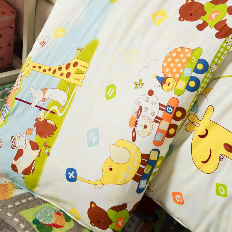 Милый желтый Сика олень мультфильм шаблон домашний текстиль постельные