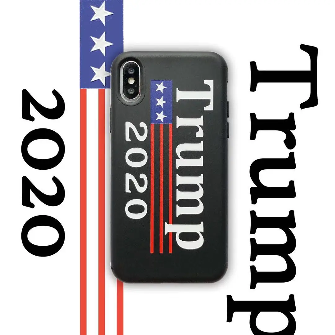 Роскошный Американский Трамп узор телефонные чехлы для iPhone 6 6s 7 8 плюс белый задняя крышка для iPhone X 10 XS XR MAX - Цвет: 1