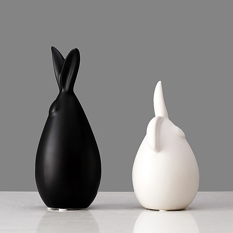 Современная керамическая статуэтка для животных поделки абстрактная