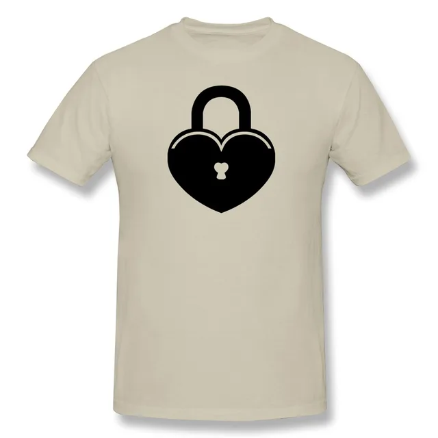 men's shirt with heart logo