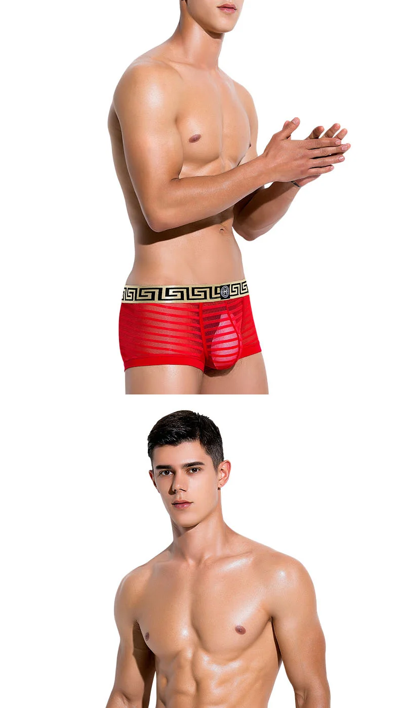 Мужское нижнее белье мужские боксеры дышещее нижнее белье cueca masculina тонкие секции Ropa Interior hombre боксеры homme