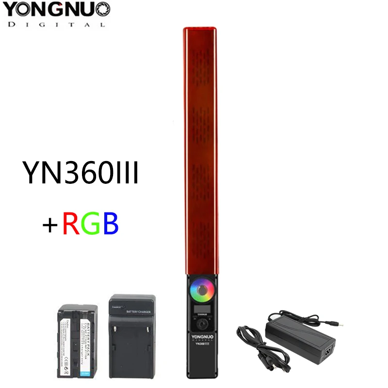 YONGNUO YN360 III освещение для фотосъемки ручной светодиодный видеосъемка сенсорная