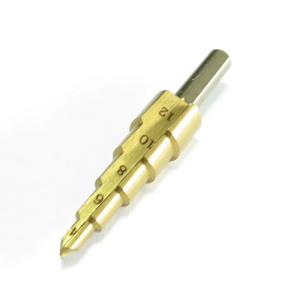 3 шт./компл. Высокое качество HSS Титан покрытием показателя шаг Бурильные долото