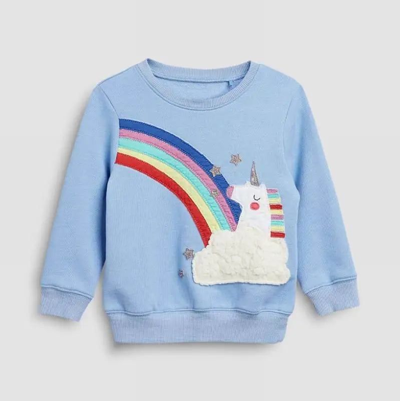 Little maven2-7Years Autumn Cotton Giraffe Print Toddler Kid's Baby Girl's Sweatshirt Children's Clothes For Girl Sweater Fleece