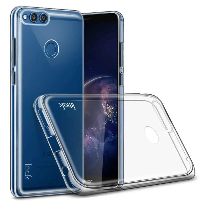 Ультратонкий Мягкий ТПУ прозрачный чехол IMAK Для huawei Honor 7X/mate SE задняя крышка для 7X