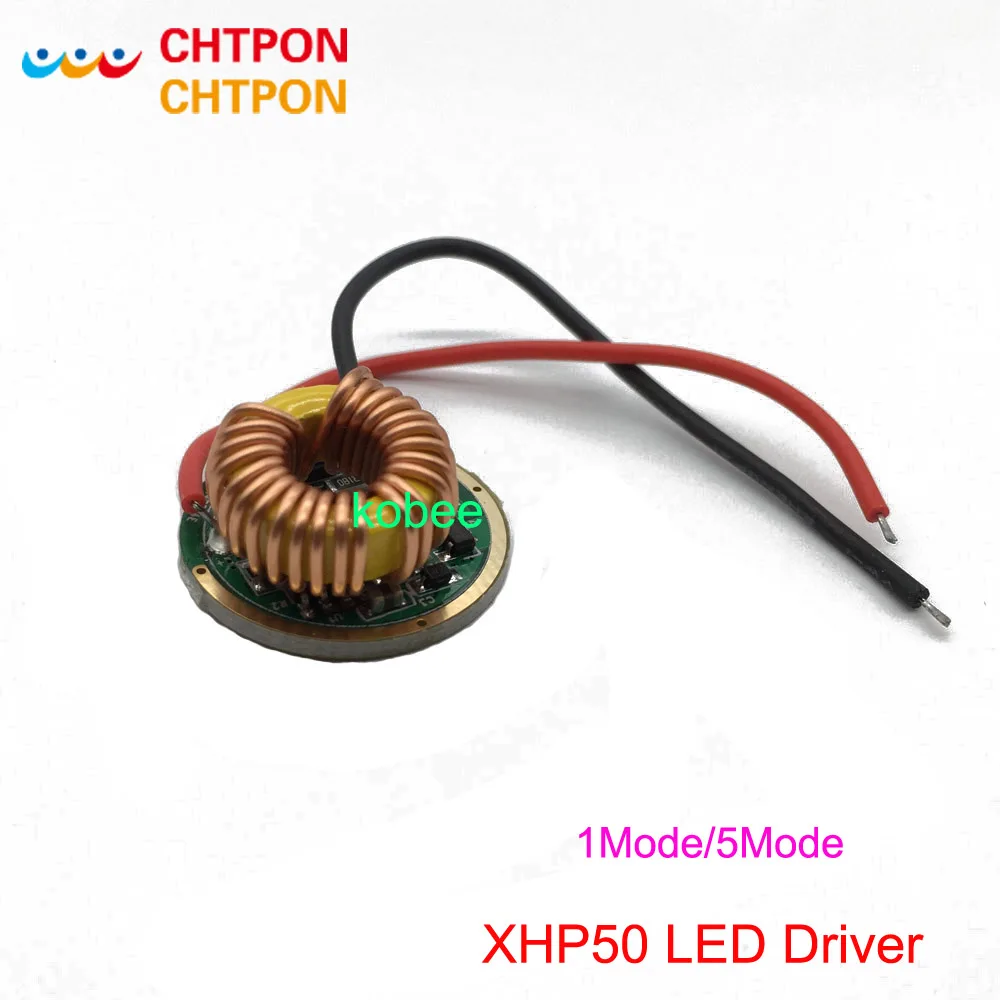Светодиодный драйвер Cree XLamp XHP50 XHP50.2 6 в фонарь 22 мм вход 2400 мА выход 5 режимов/1
