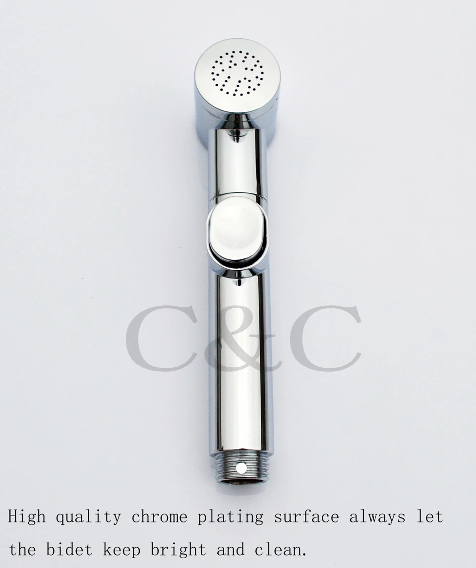 Термостатический хромированный портативный распылитель для подгузников Shattaf с