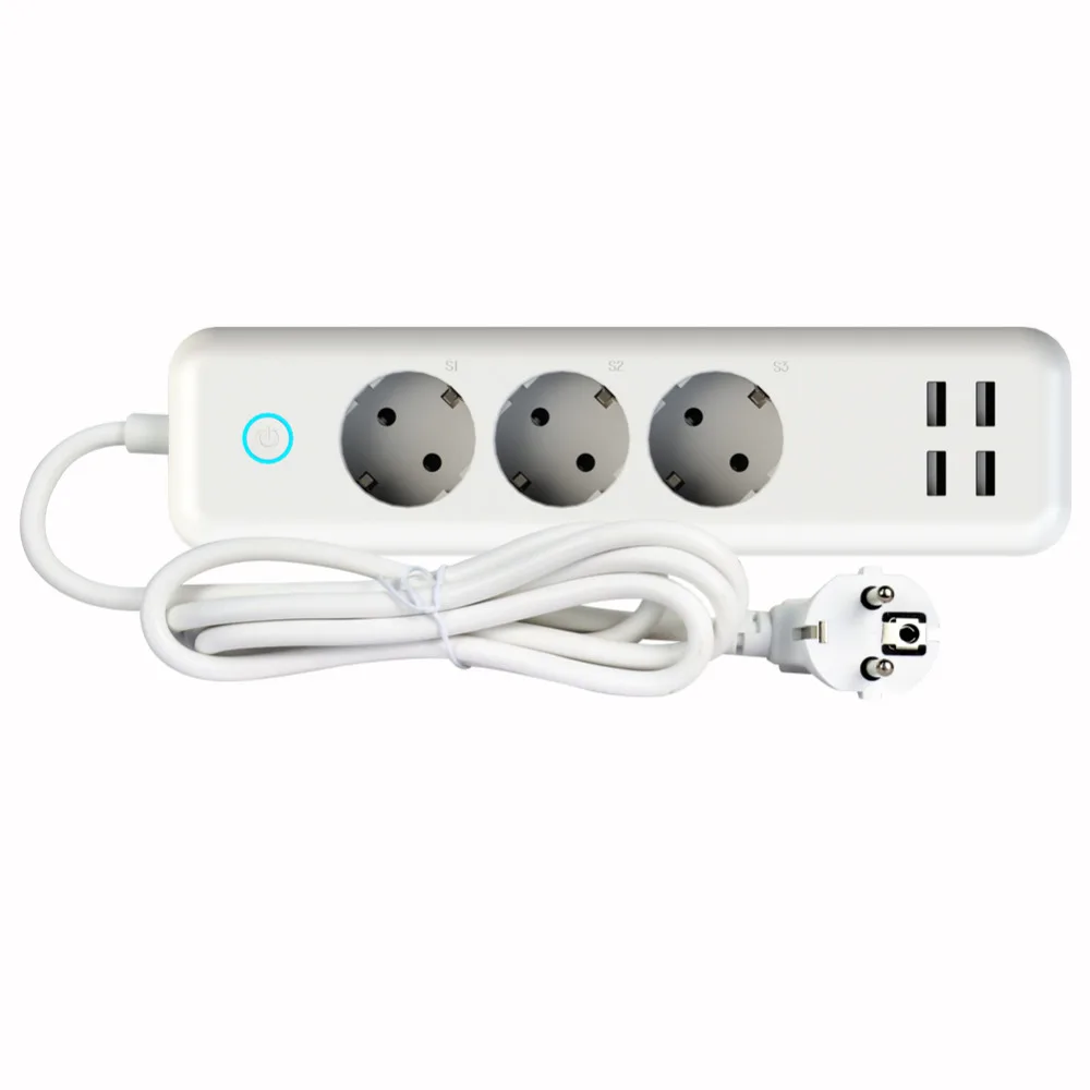 Wolf Guard беспроводной 2.4g WiFi Smart Plug розетка таймер переключатель для Amazon Alexa Google Home