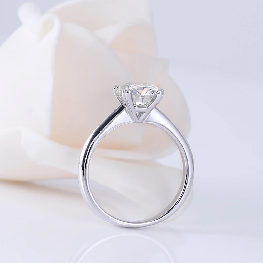Женское серебряное кольцо для обручения Transgems 2 карата ct 7X8mm | Украшения и
