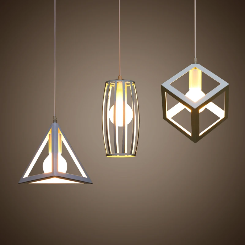 Винтажные подвесные светильники из кованого железа промышленные осветительные