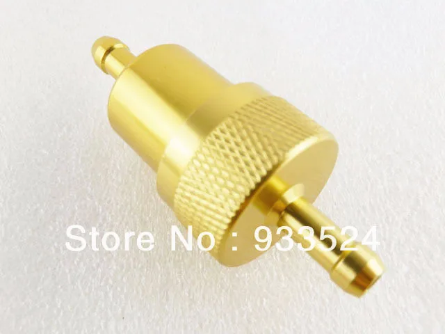 1 шт. Золотой CNC 1/4 &quot6 мм топливный фильтр для Yamaha Honda FZ1 FZ6 Suzuki Boulevard Bandit C50 ATV Байк