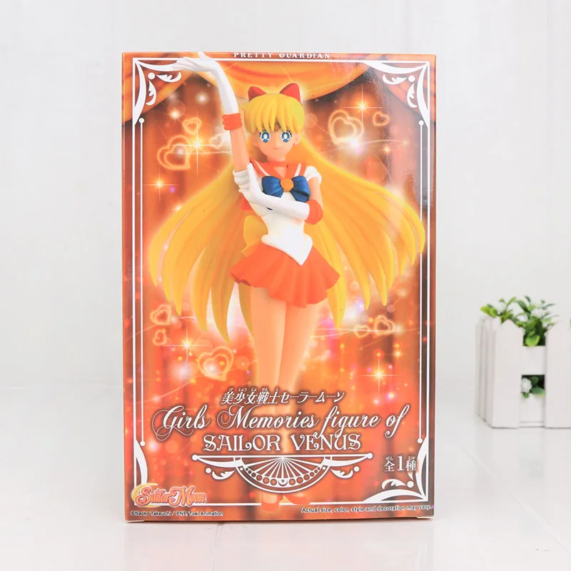 2 box Фигурка Сейлор Мун 16 см Tsukino Usagi Mercury Mars Venus Jupiter Chibiusa Meiou Setsuna Kaiou фигурка украшения торта ПВХ Модель - Цвет: 2 box