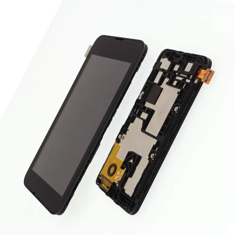 ЖК-дисплей Экран для Nokia Lumia 530 N530 Дисплей Сенсорный экран планшета рамка Полная