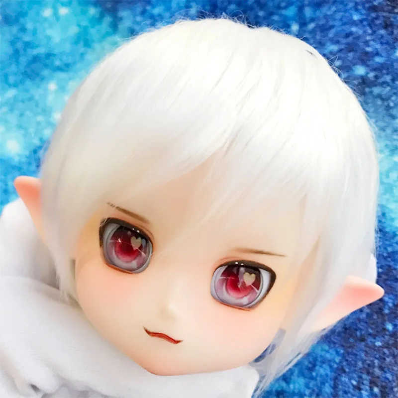 Глаза кукольные полноразмерные с металлическим эффектом 10-22 мм в форме сердца