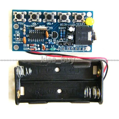 FM 76 МГц 108 беспроводной стерео радиоприемник Модуль PCB DIY Электронные Наборы|module