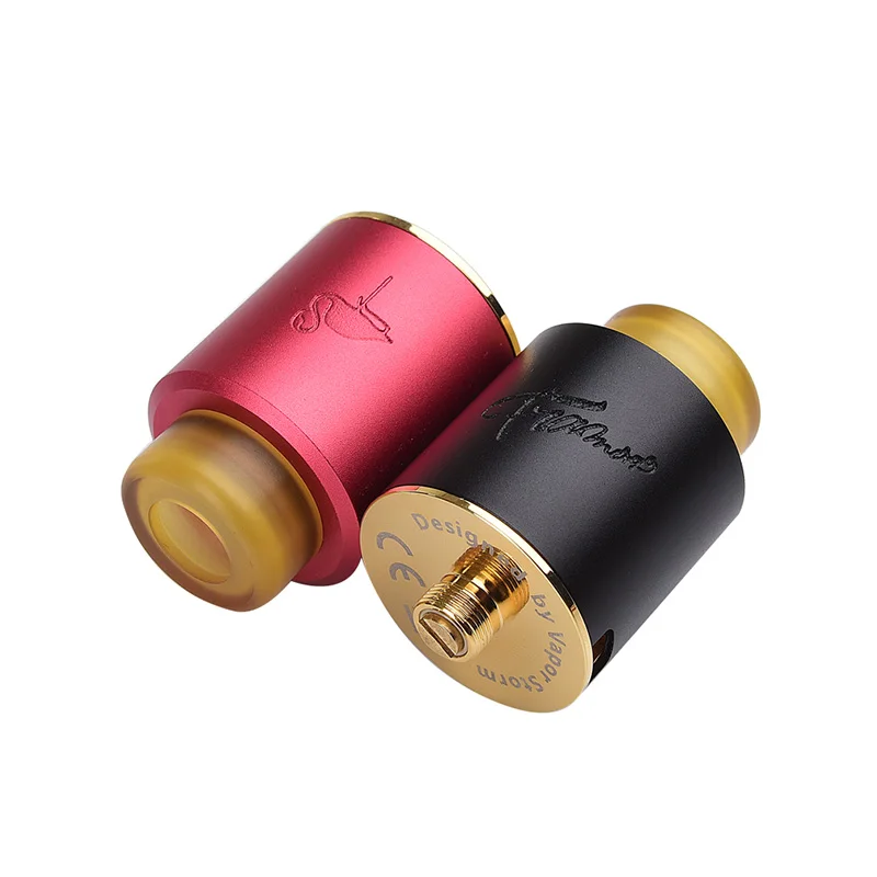 Оригинальный испаритель Vapor Storm Flamingo RDA Tank Rebuildable Dripping Dual Coil Atomizer 24 мм 510 Thread RTA DIY For