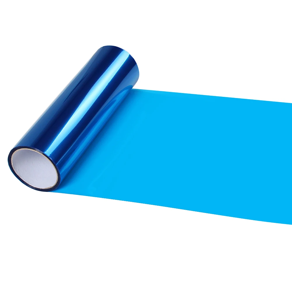 Цветная пленка для автомобильного освещения защитная полупрозрачная 30 см * 100