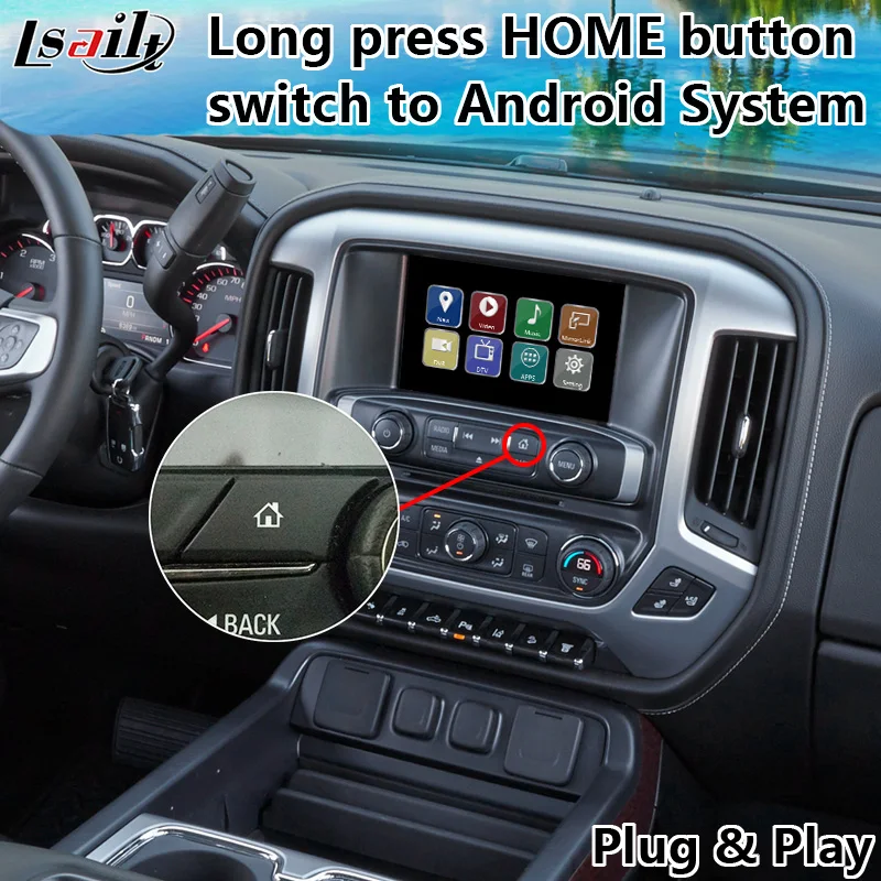 Android 7,1 gps навигационная коробка для GMC Sierra/Terrain/Canyon/Yukon/Acadia Mylink системы, мультимедийный видео интерфейс