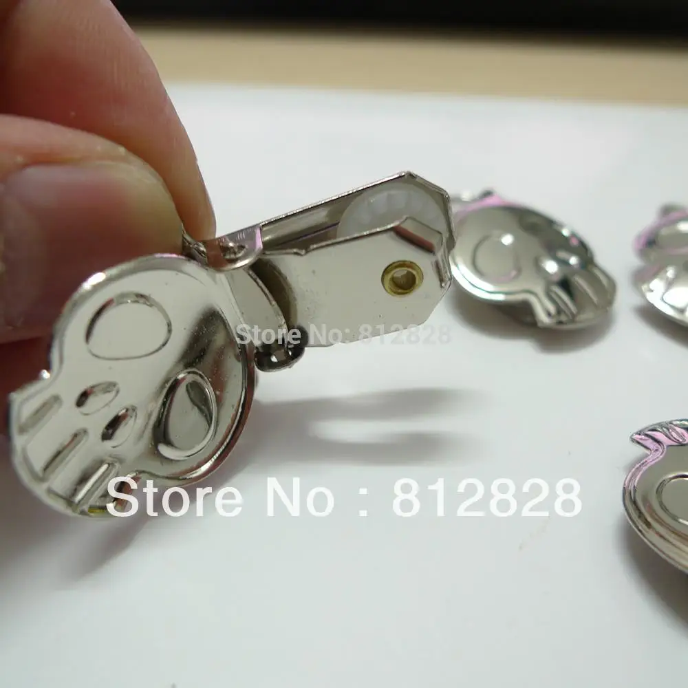 25 шт. серебристые пустышки в форме черепа | Мать и ребенок