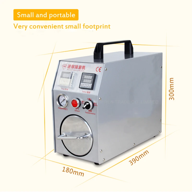 OCA Adhesive Sticker High Pressure LCD Touch Screen Air Bubble Remove Machine for Mobile Refurbish New Mini Defoaming | Инструменты