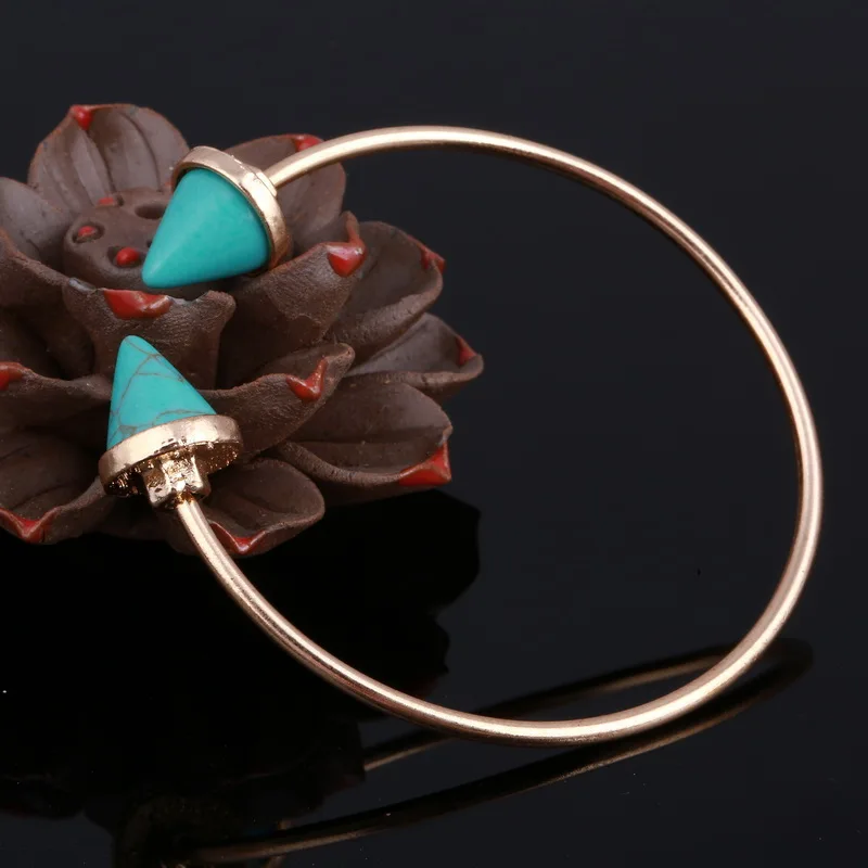 Женский Браслет манжета с искусственным мрамором и мозаикой|stone charm bracelets|charm