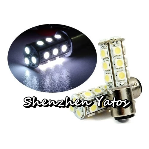 2pcs S25 1157/1156 18SMD 5050 LED Car Brake Interior Light Bulb Lamp 12V | Автомобили и мотоциклы