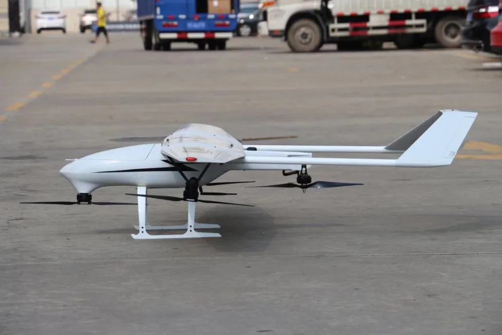VQ100 Профессиональный Наклонный ротор БПЛА Дрон FPV Самолет вертикальный взлет и посадка Industiral БПЛА