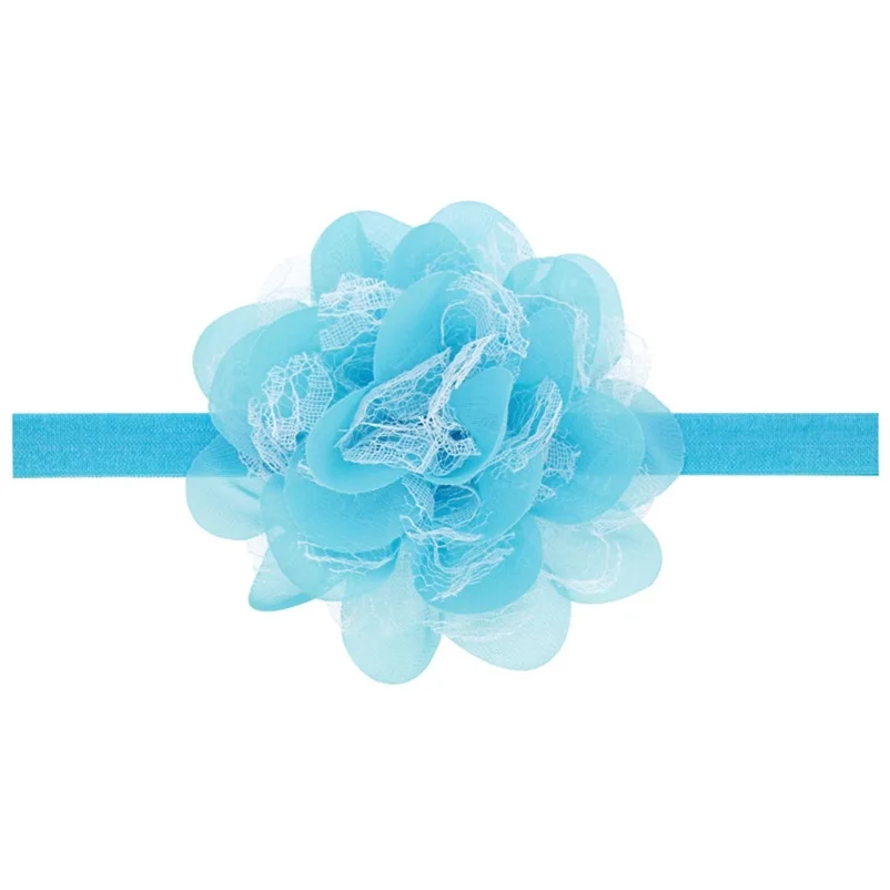 Повязка на голову с цветами для маленьких девочек головной убор крещения