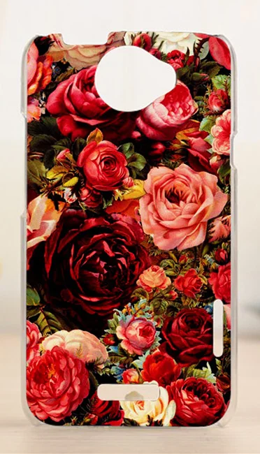 Чехол для задней крышки телефона HTC X One G23 s720e с красочным дизайном животных и цветов, рисованным вручную в 14 вариантах.