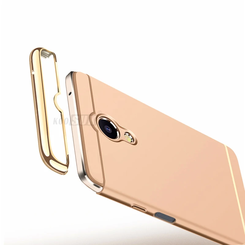 Чехол для Meizu M6S 3 в 1 чехол с полной защитой корпуса Meilan S6 Ультратонкий матовый