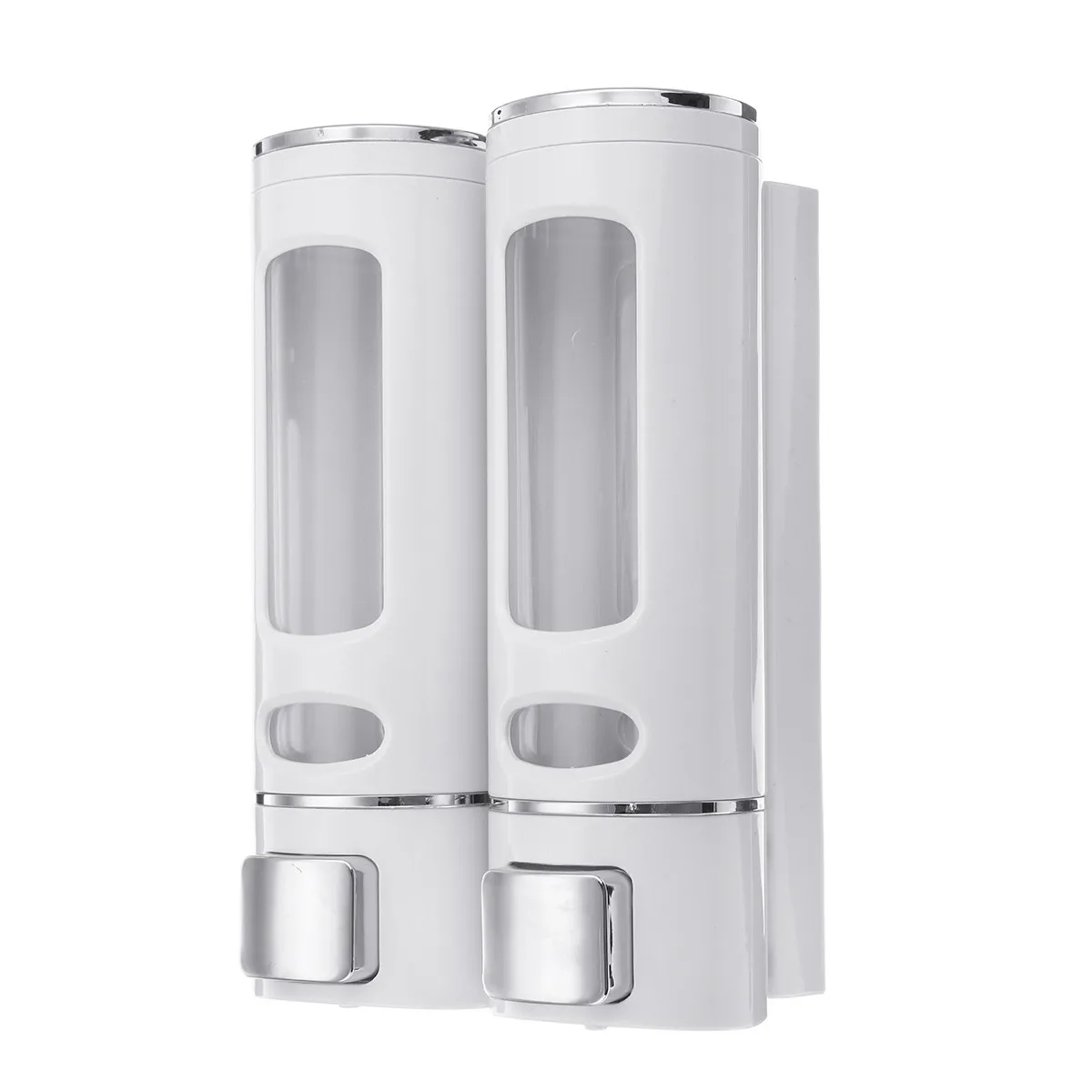 Style1 Dual Soap 400 мл один/двойной дозатор жидкого мыла настенное крепление аксессуары для ванной комнаты пластиковые дозаторы моющего средства шампунь кухонные мыла - Цвет: Style1 Dual Soap