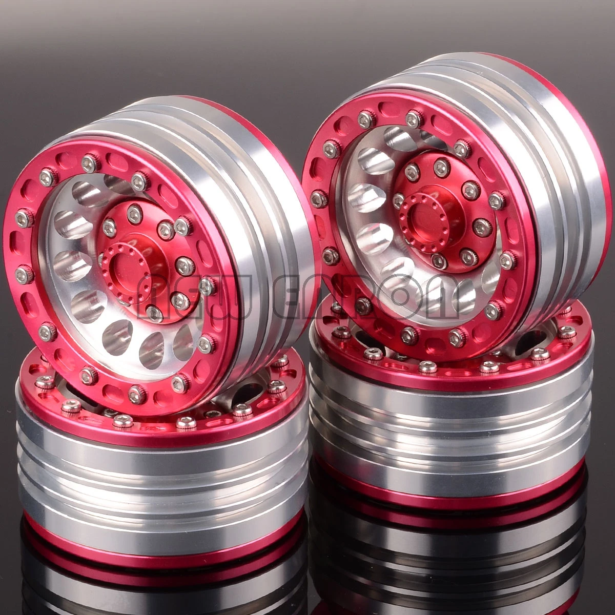 ENRON 4P 1," алюминиевые Beadlock колесные диски для RC 1/10 Рок Гусеничный осевой SCX10 D90 D110 TRX4 90046 90047 1:10
