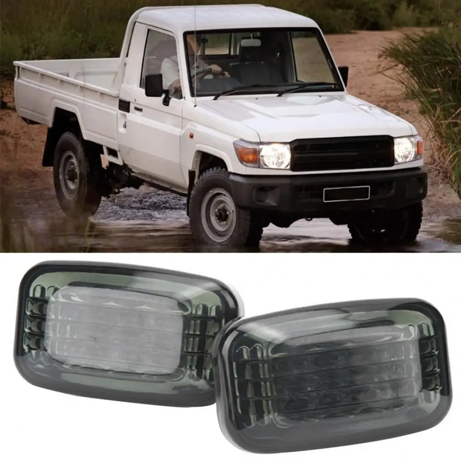 2 шт. КРЫЛО боковой габаритный указатель поворота светильник лампы для Toyota Land Cruiser 70 1984-настоящее время 80 1990-1997 100 серии 1998-2007