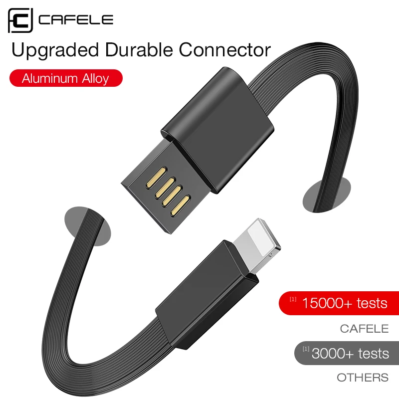 CAFELE Mini Prorable USB кабель для зарядки iphone X 8 7 6S 6 Plus микро-кабель синхронизации данных для samsung Xiaomi huawei