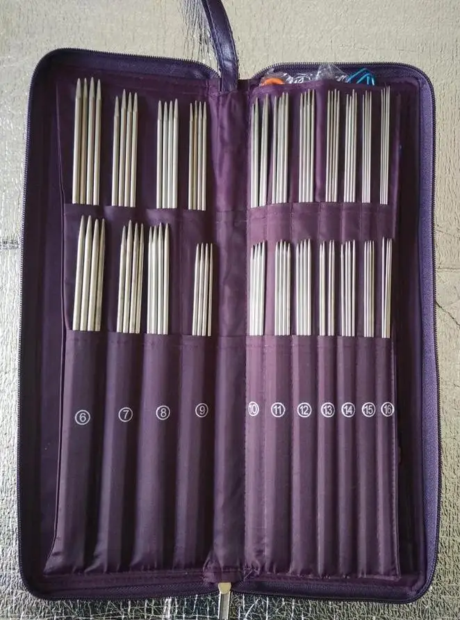 Швейные иглы кольцевые крючки для вязания крючком прямые из нержавеющей стали