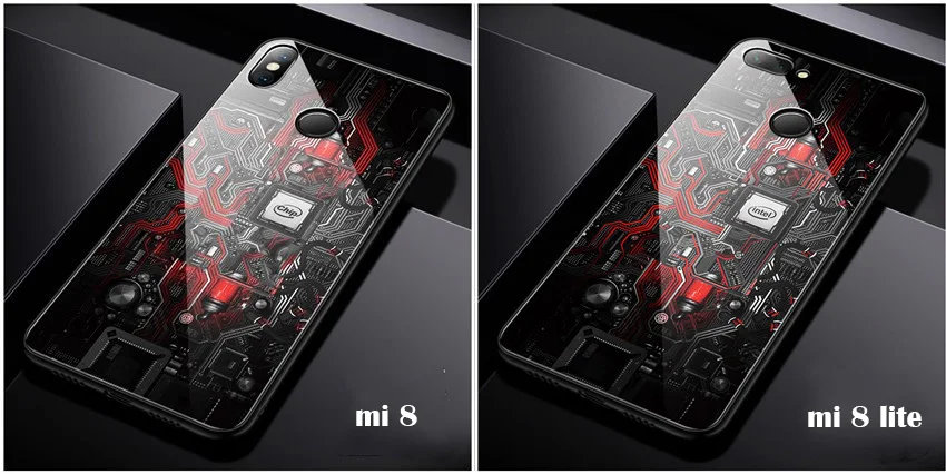 Чехол из закаленного стекла с рисунком HD для Xiaomi mi 9 SE mi 8 Lite mi x 3, чехол для телефона Xiao mi Red mi Note 7 Pro Aixuan, чехол