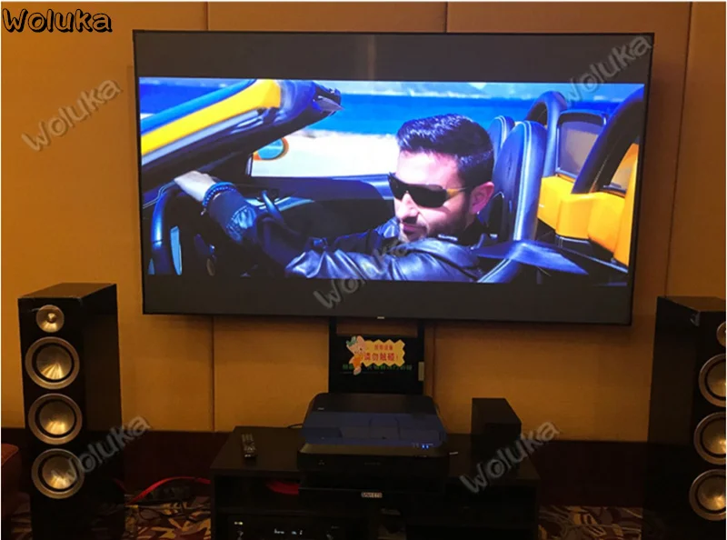 Анти-светильник занавес жесткий экран 4K HD Ультра короткий коксовый лазер ТВ